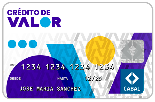 TarjetaValor Cabal